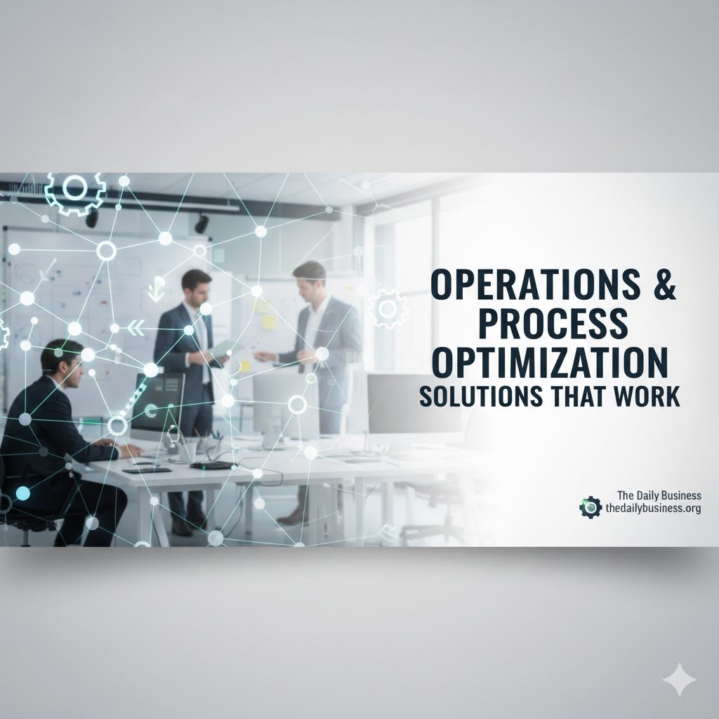 Operations and process optimization