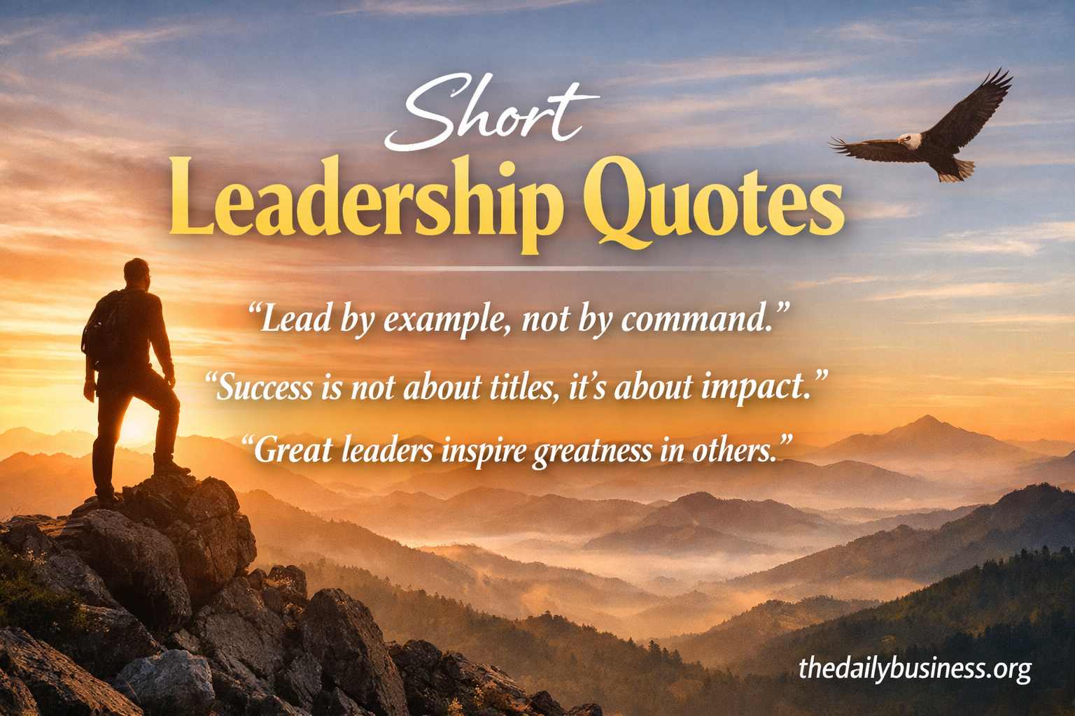 Short leadership quotes