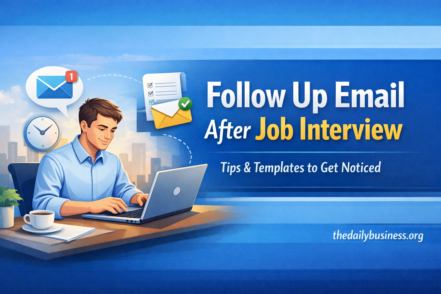 Job interview follow-up email tips