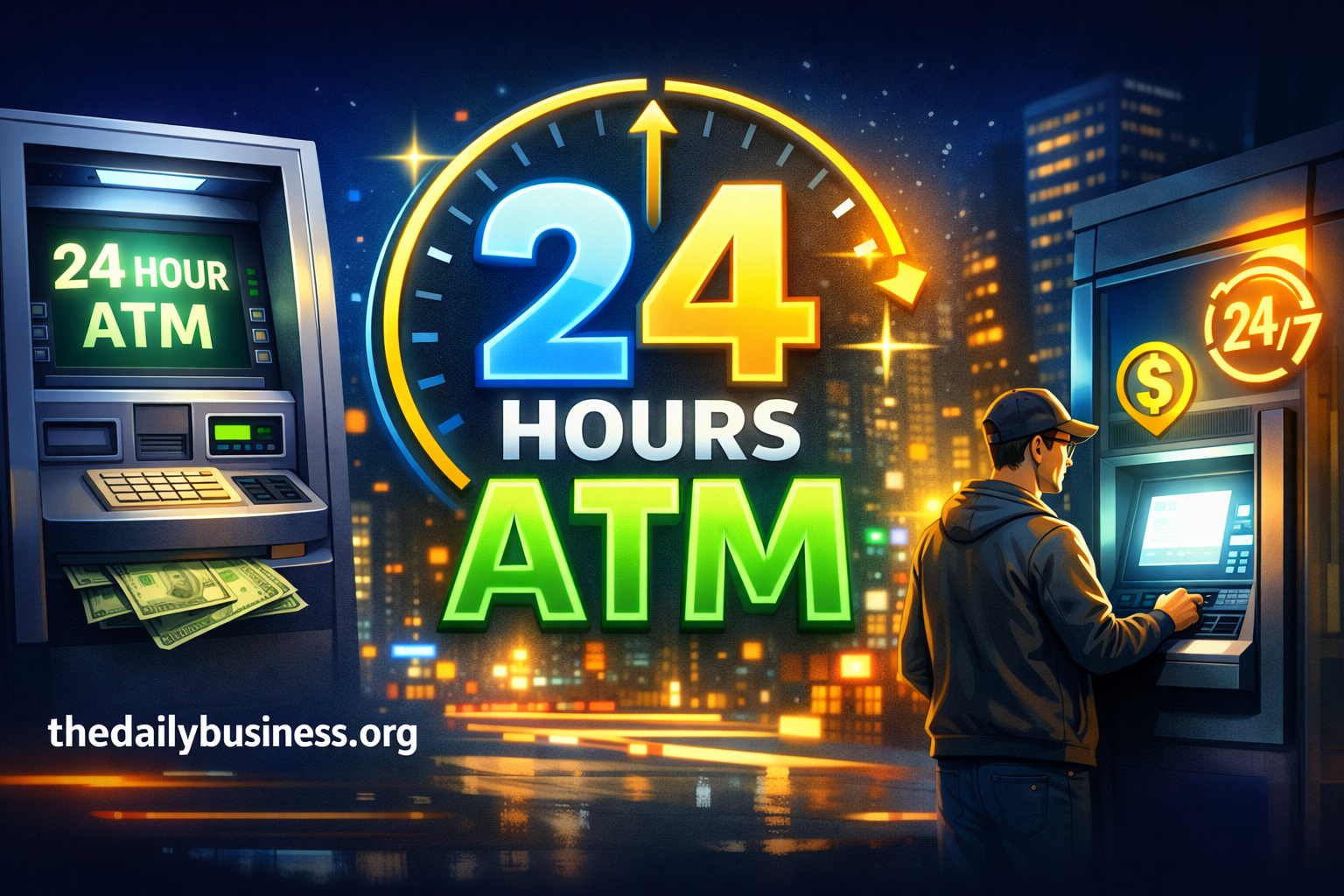24 hour ATM services