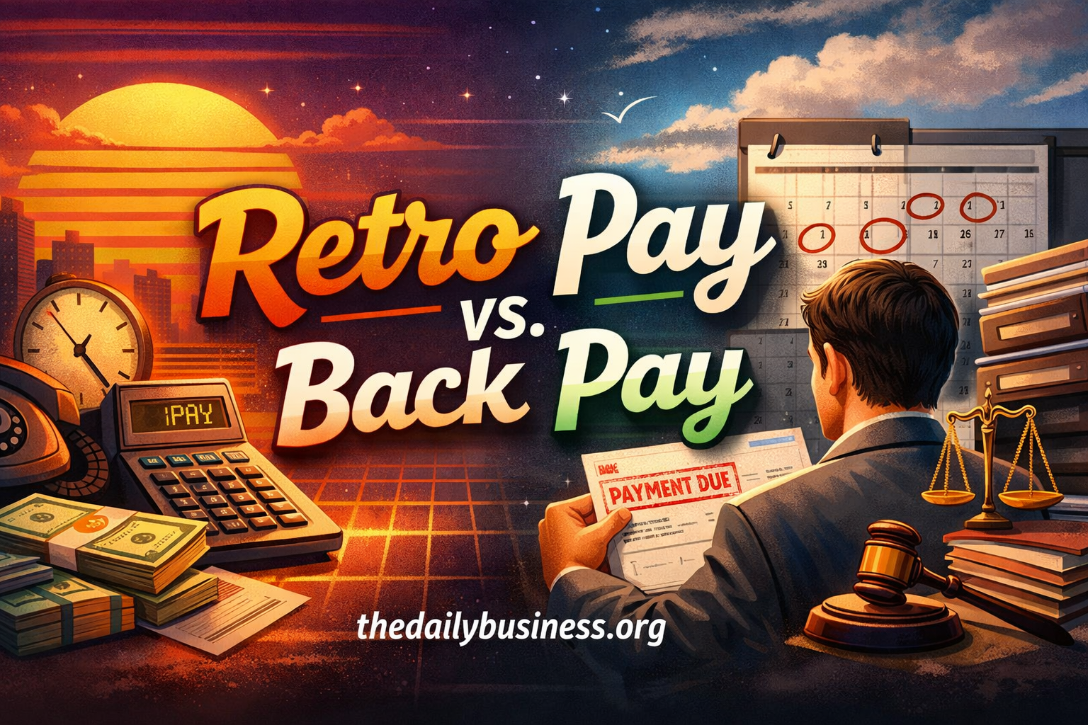 retro pay vs back pay