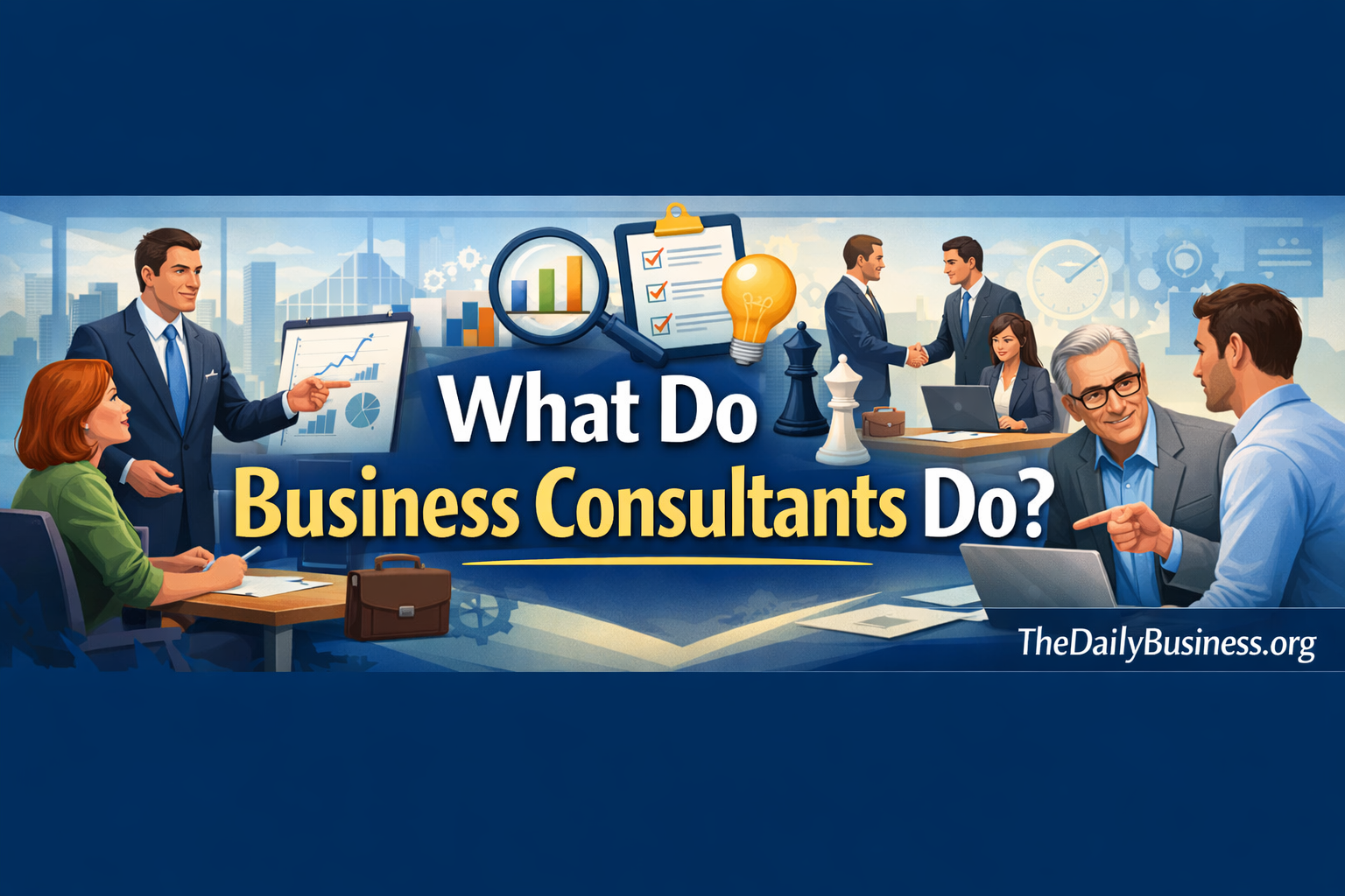 what do business consultants do
