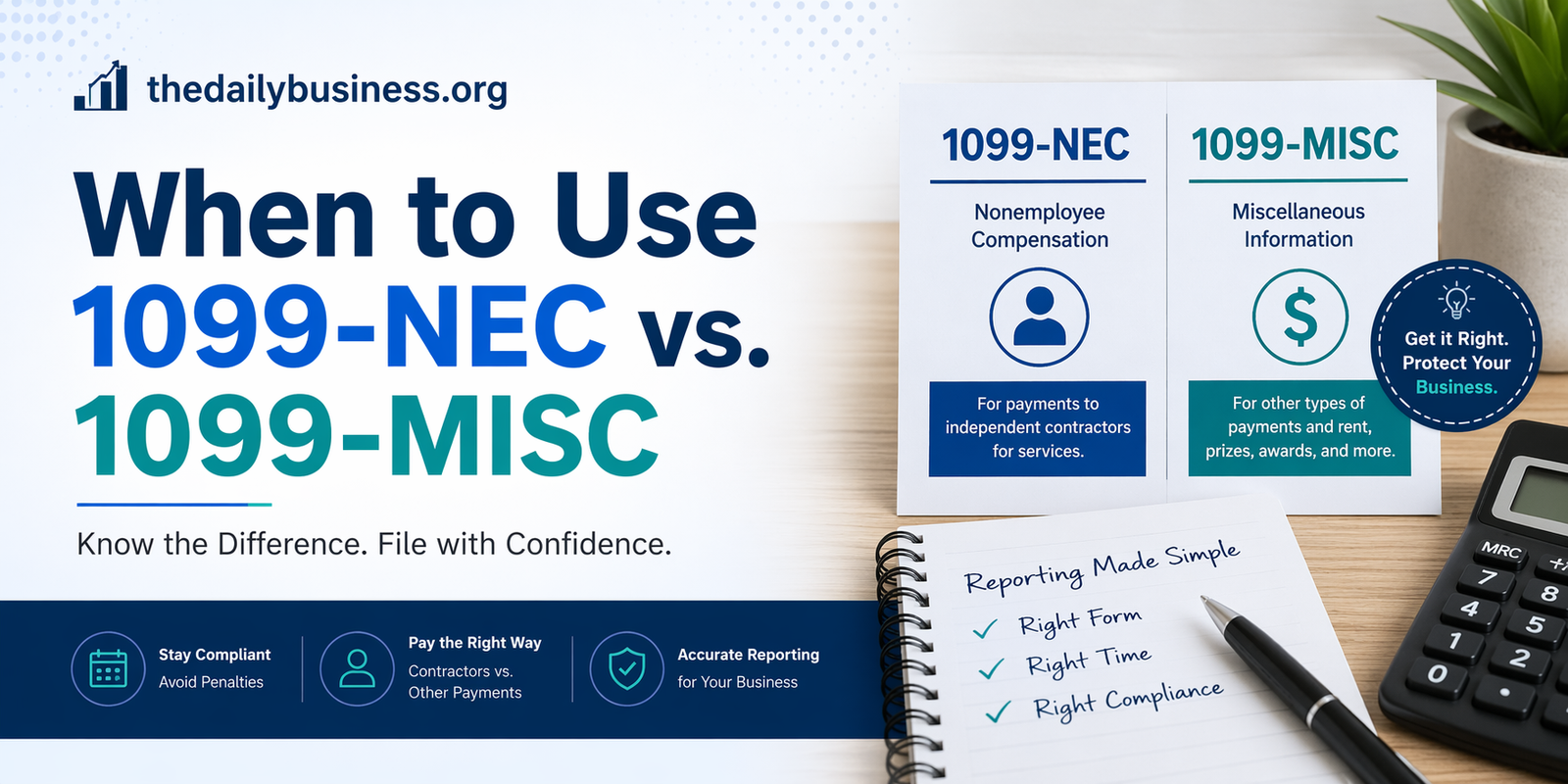 when to use 1099-NEC vs 1099-MISC