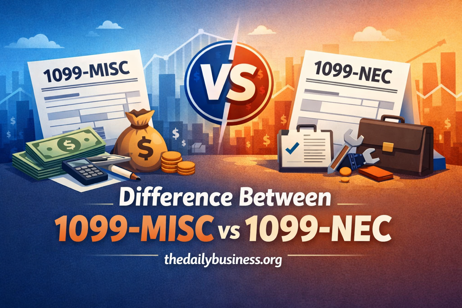 difference between 1099 misc and 1099 nec