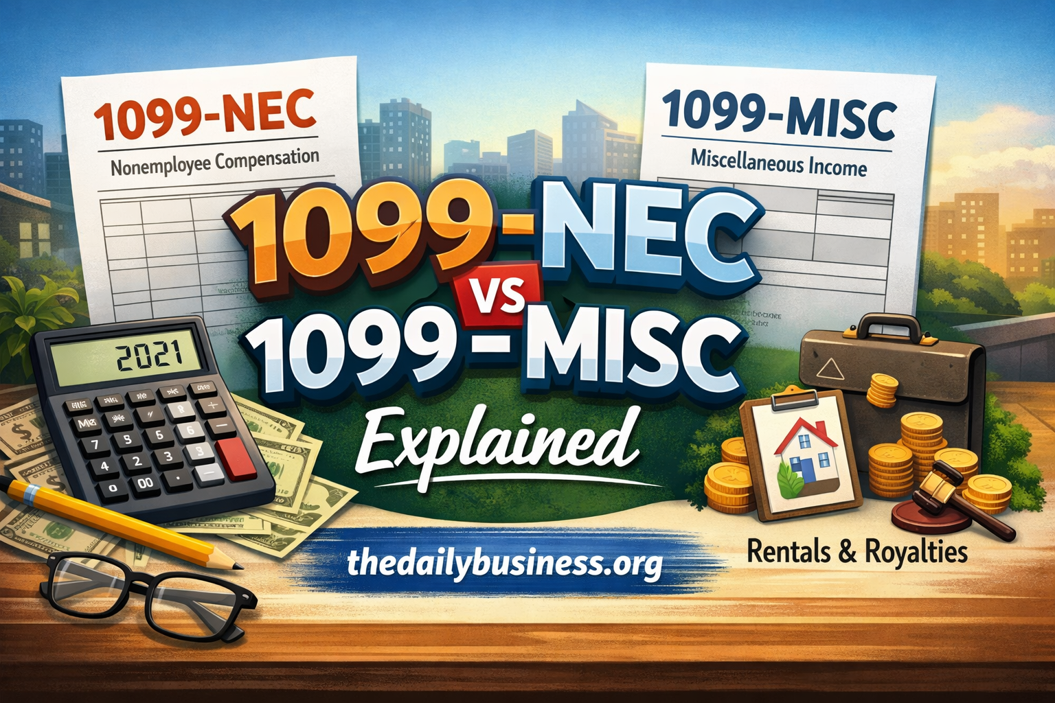 1099 NEC vs 1099 MISC explained