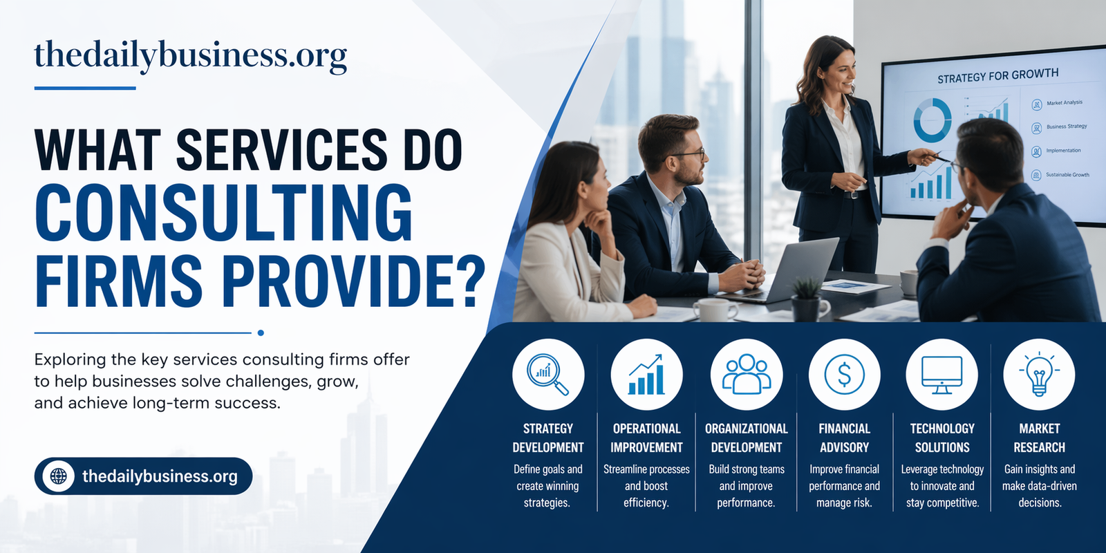 what services do consulting firms provide