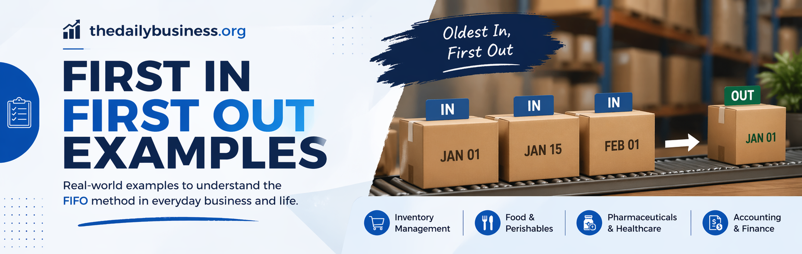 first in first out examples