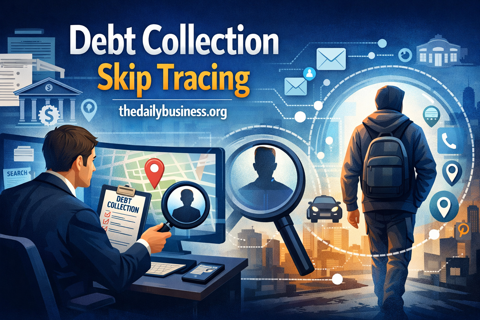Debt collection skip tracing