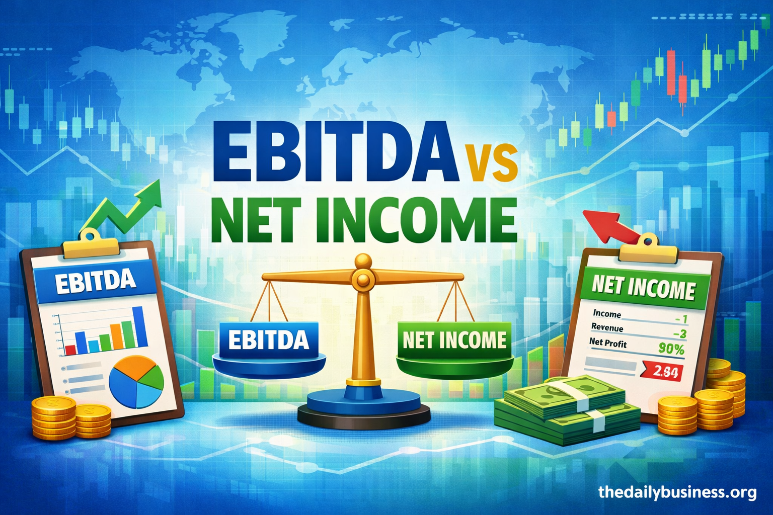 EBITDA vs net income
