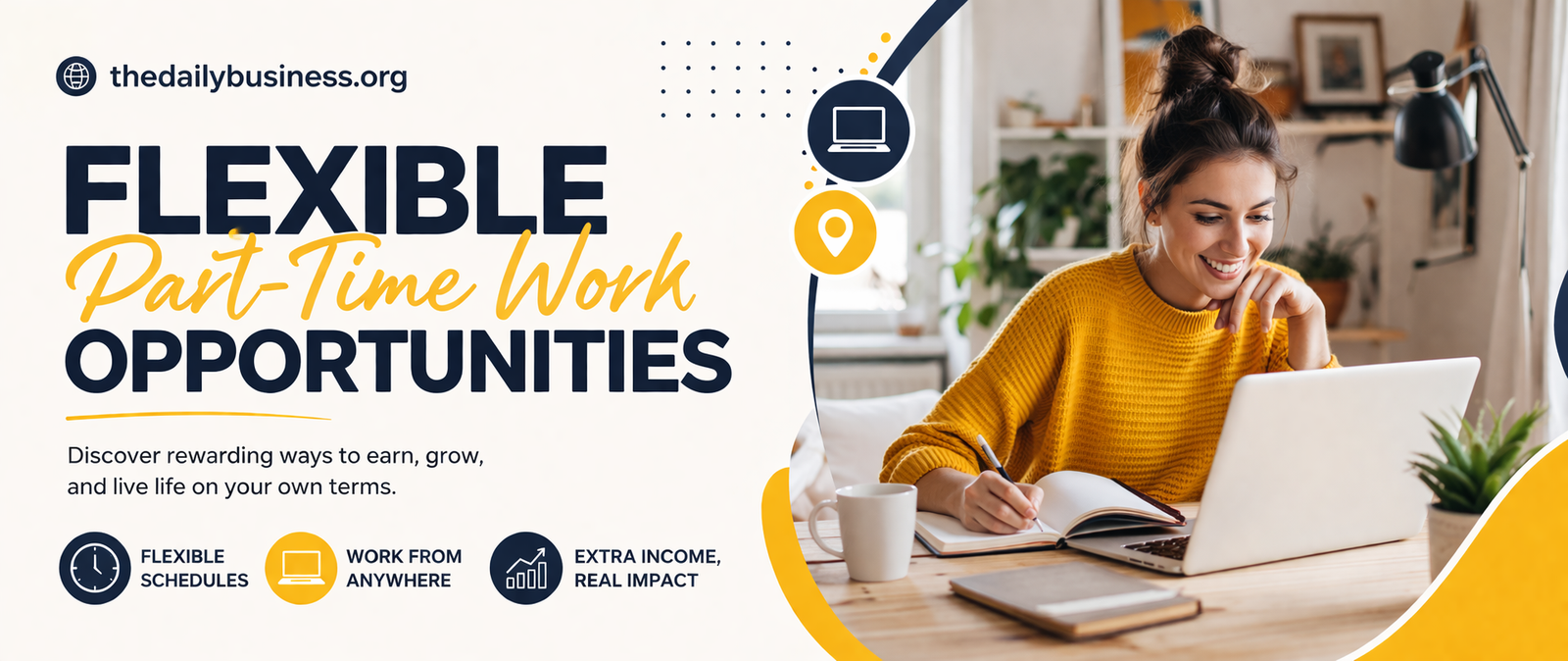 Flexible part-time work opportunities