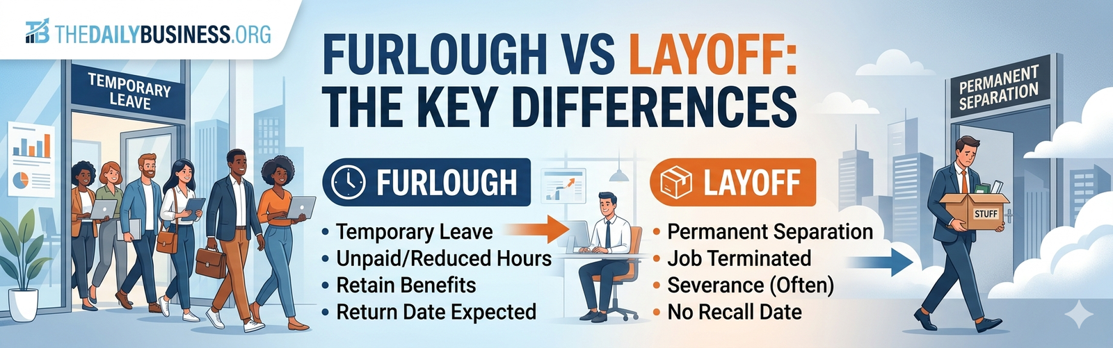 furlough vs layoff differences