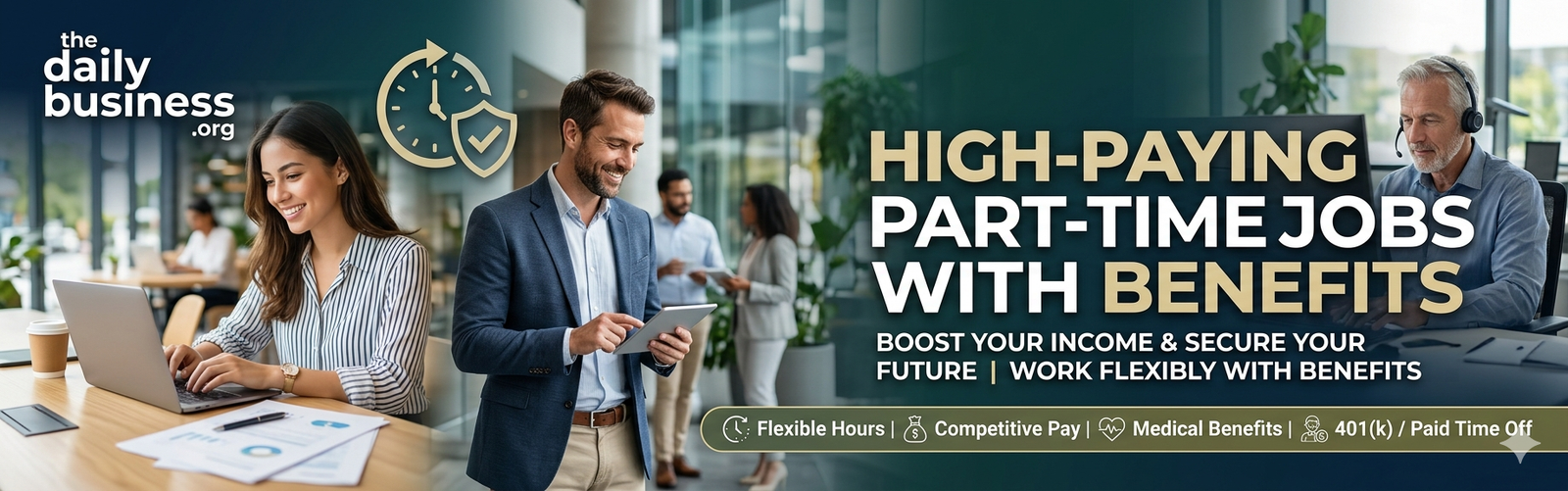 high paying part time jobs with benefits