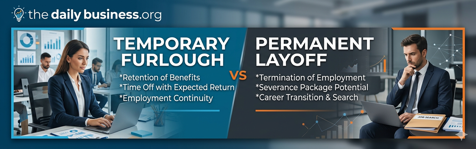 temporary furlough vs permanent layoff