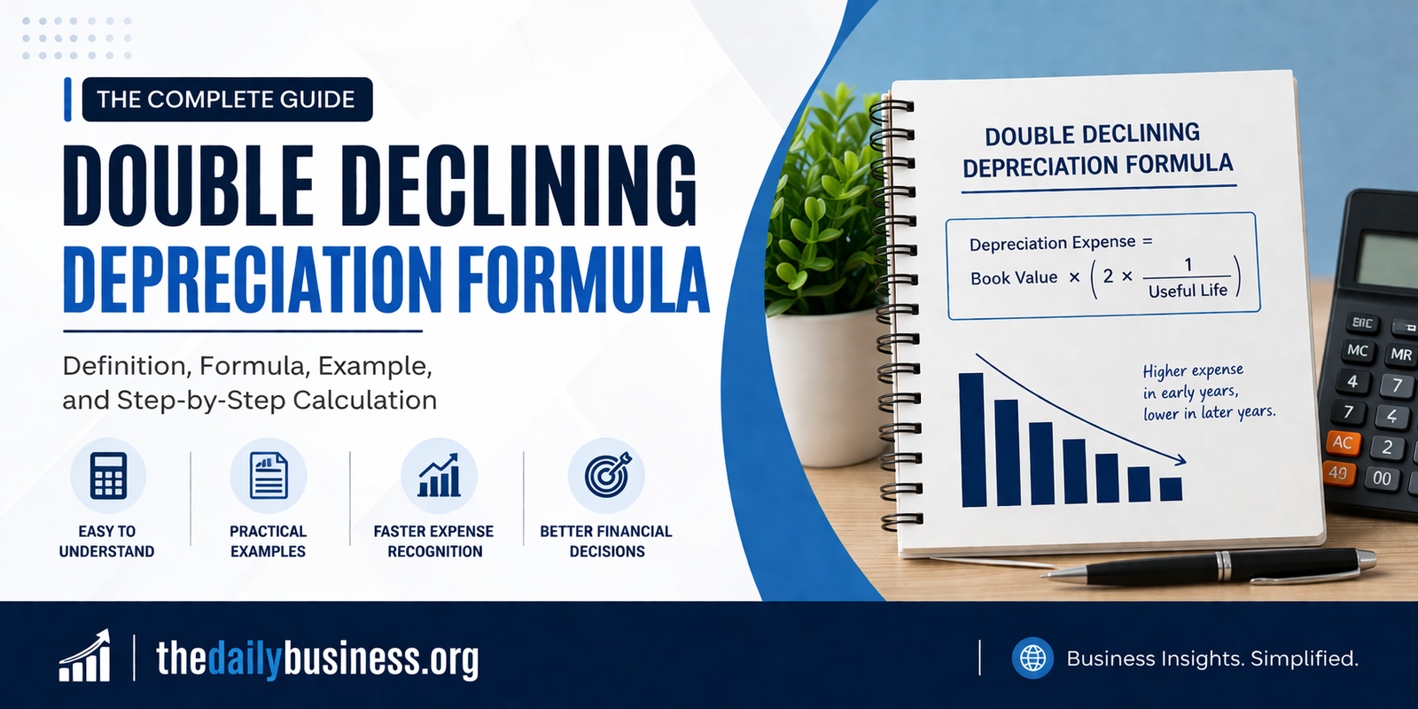 double declining depreciation formula