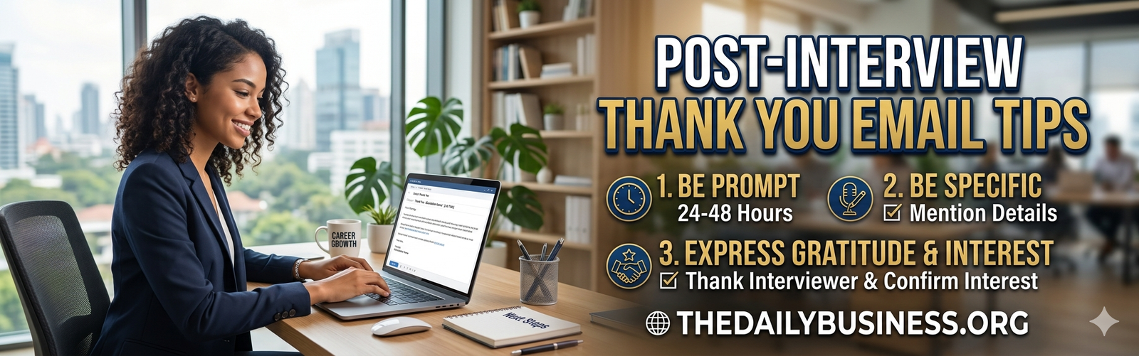 post interview thank you email tips